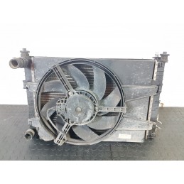 Radiatore acqua aria condizionata con ventola Ford Fusion 1.4 diesel cod. 4s6h-8c607-ae  1666080924279