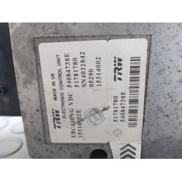 Centralina pompa abs Alfa Romeo 159 1.9 JTD del 2006 cod 51781780  1675770281394