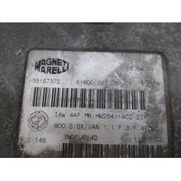 Centralina ECU Fiat 600 del 2001 dal 1999 al 2011 Cod 55187372  1676557770407