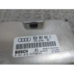 Centralina ECU Audi A4 B6 Dal 2000 al 2004 Cod 8E0907401C  1677148730725
