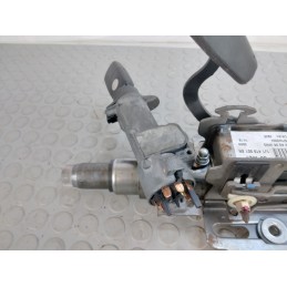 Piantone sterzo con blocchetto e chiave Vw Bora 1.9 d del 2004 cod 1j1419501  1677253251245