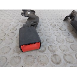 Coppia Agganci Cinture di Sicurezza Posteriori Fiat 500 dal 2007 in poi Cod 34045524  1677582307743