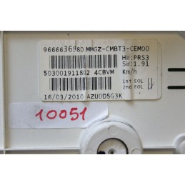 CONTACHILOMETRI QUADRO STRUMENTI PEUGEOT 206 PLUS 1.1 BENZINA DAL 2009 AL 2012  1671719276278