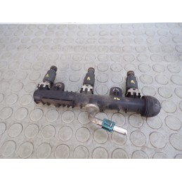 Flauto rampa iniettori Opel Corsa C 1.2 b del 2003 cod 0280151075  1679672813394