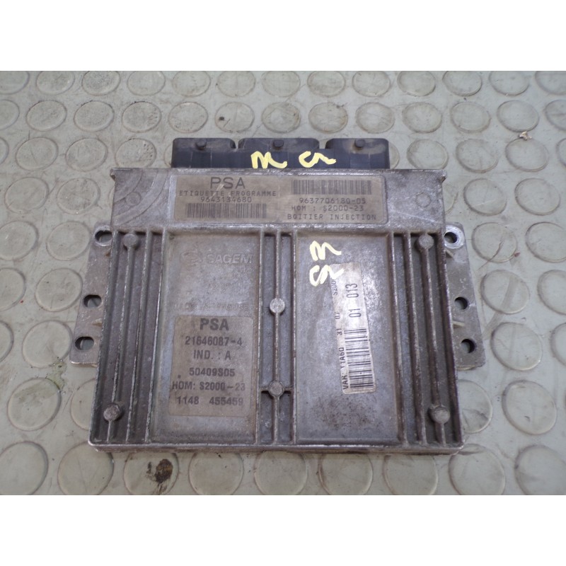 Centralina motore Peugeot 206 1.4 b del 2006 cod 9643134680  1680096972284