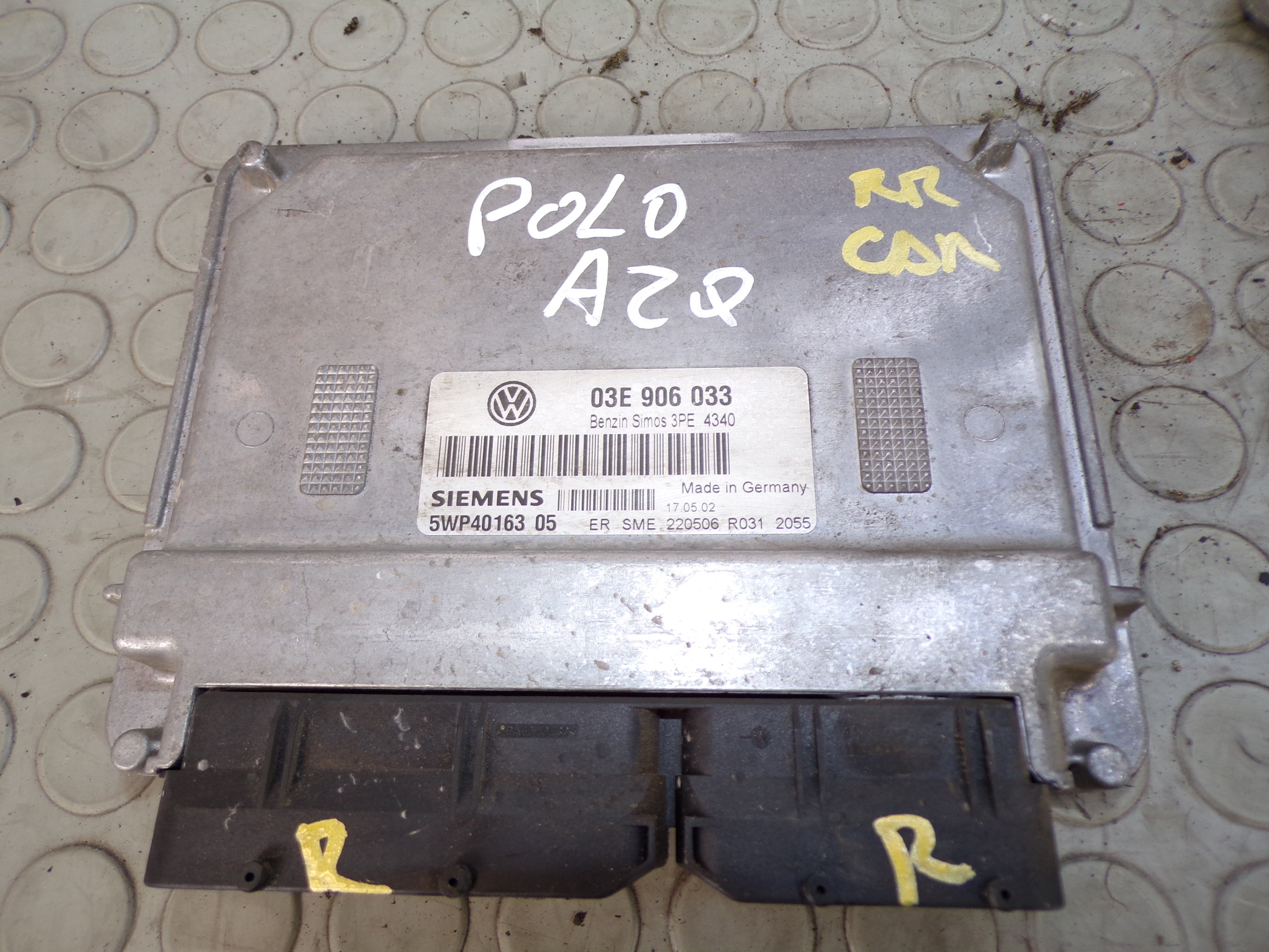 11248 Centralina motore Vw Polo 9n 1.2 b del 2005 cod 03e906033