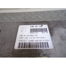 Centralina motore Fiat Punto 176 1.2 b dal 1993 al 1999 cod 7787317 iaw6f.s3  1681224587660