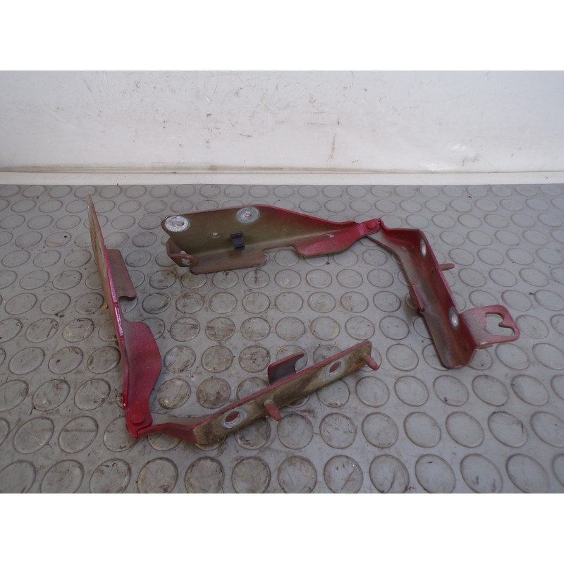 Cerniere cofano anteriore Citroen C3 dal 2002 al 2009 cod 9637365680  1681481780330