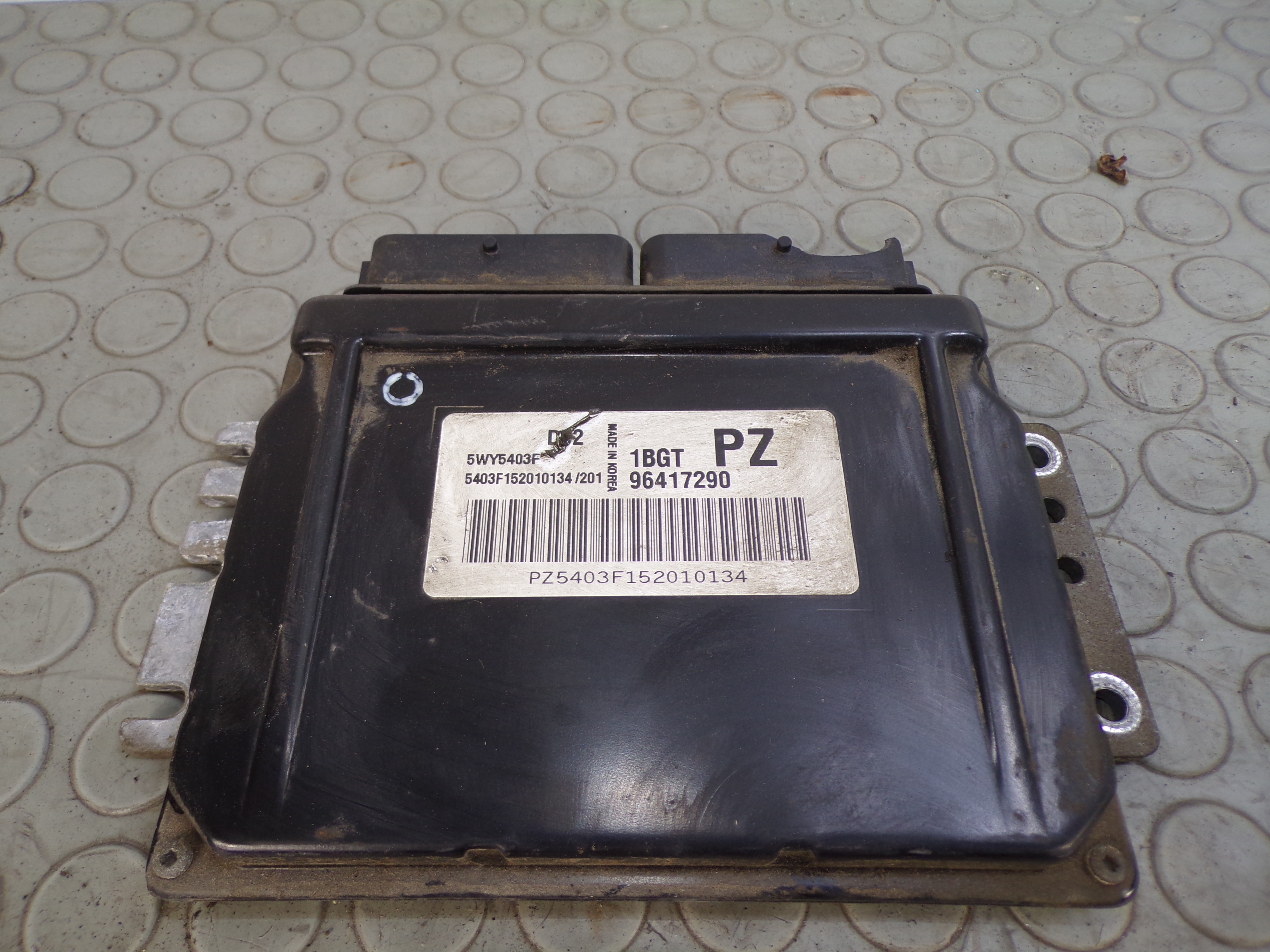 11519 Centralina motore Chevrolet Matiz 1.0 b dal 2005 al 2010 cod 96417290