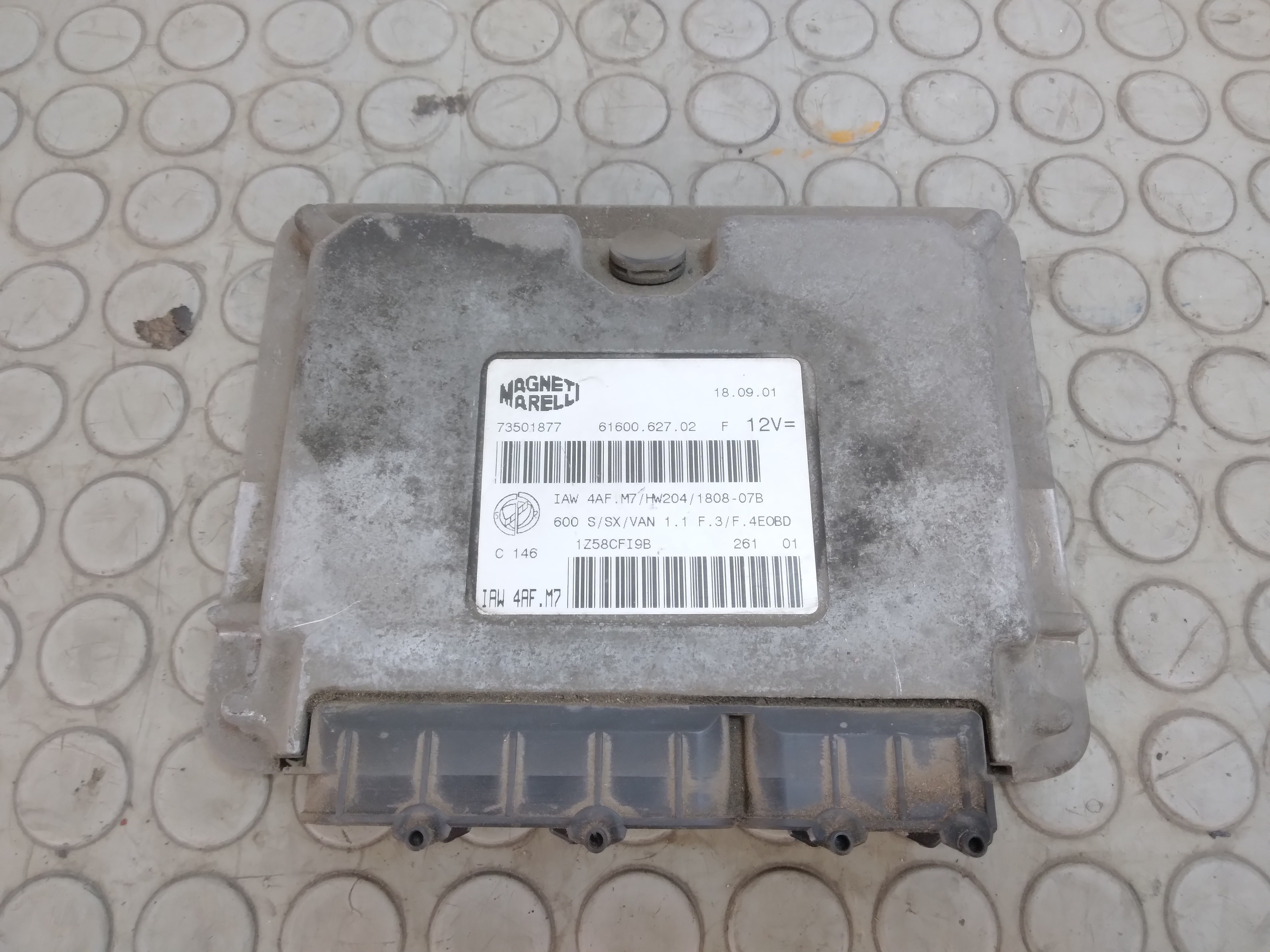 12070 Centralina motore Fiat Seicento 1.1 b dal 2005 al 2010 cod 73501877