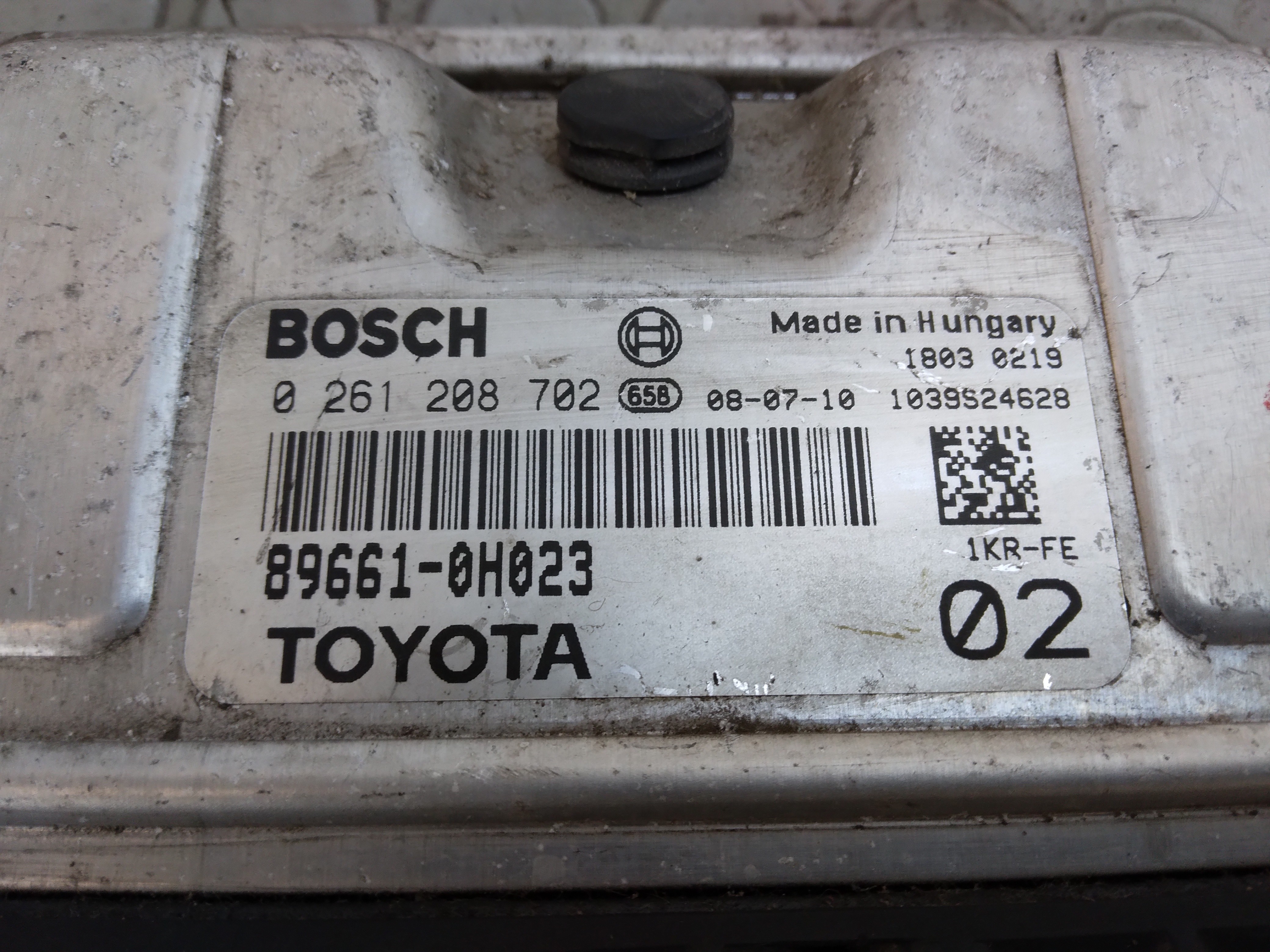 12148 Centralina motore Toyota Aygo 1.0 b dal 2005 al 2014 I serie cod 89661-0h0