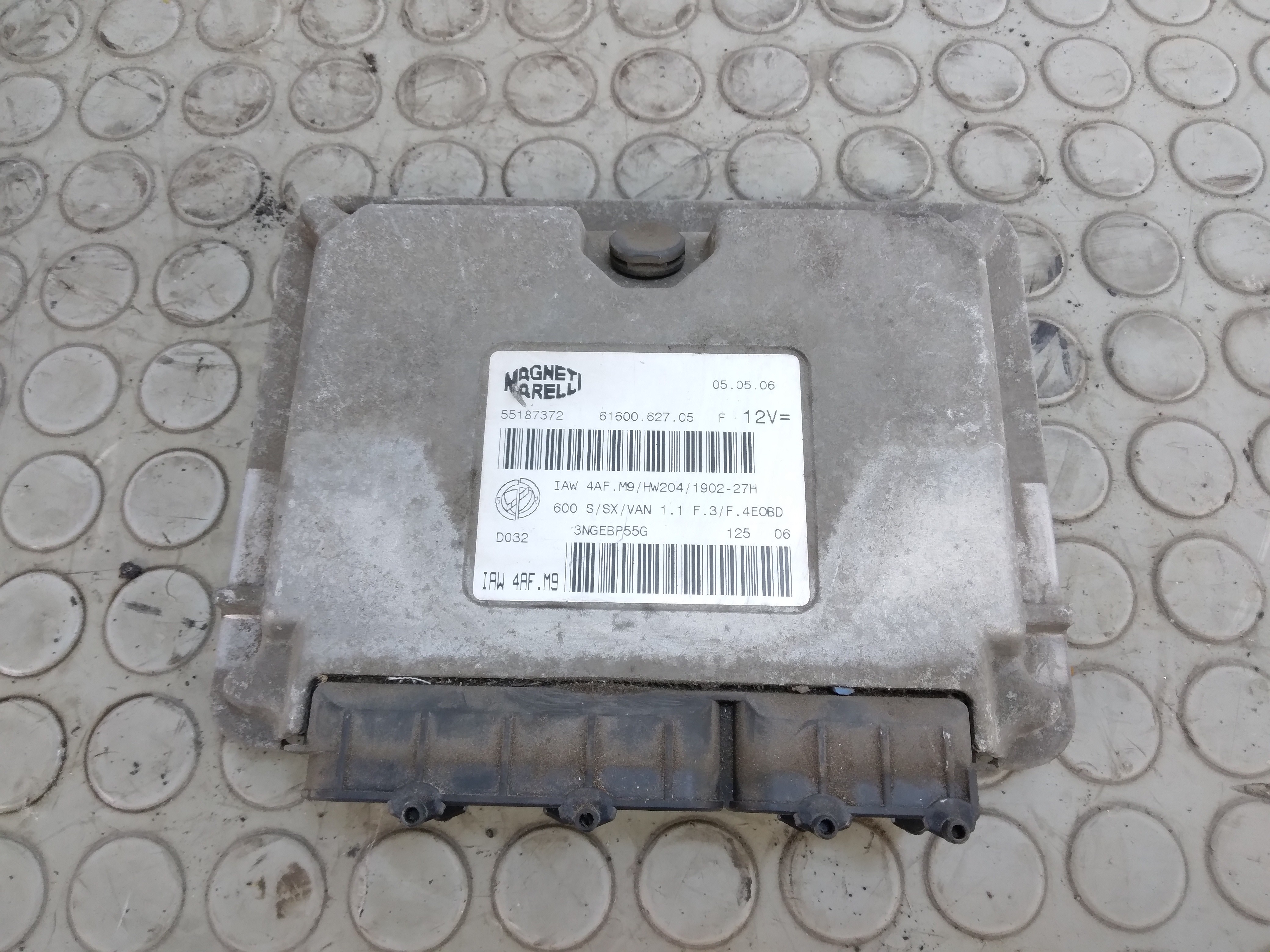 12162 Centralina motore Fiat Seicento 1.1 b dal 2005 al 2010 cod 55187372