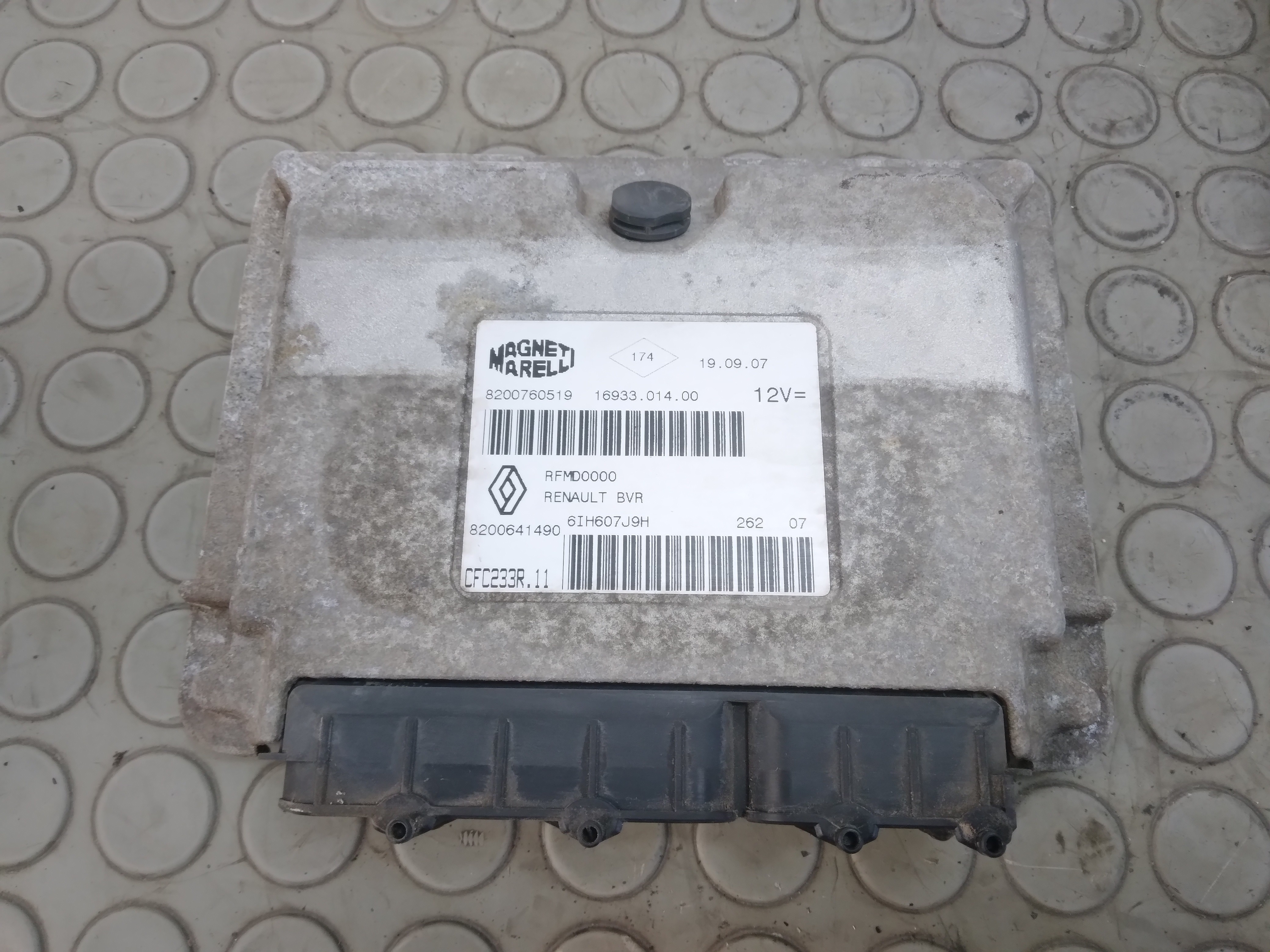 12355 Centralina motore automatica Renault Modus 1.5 d dal 2004 al 2013 cod 8200