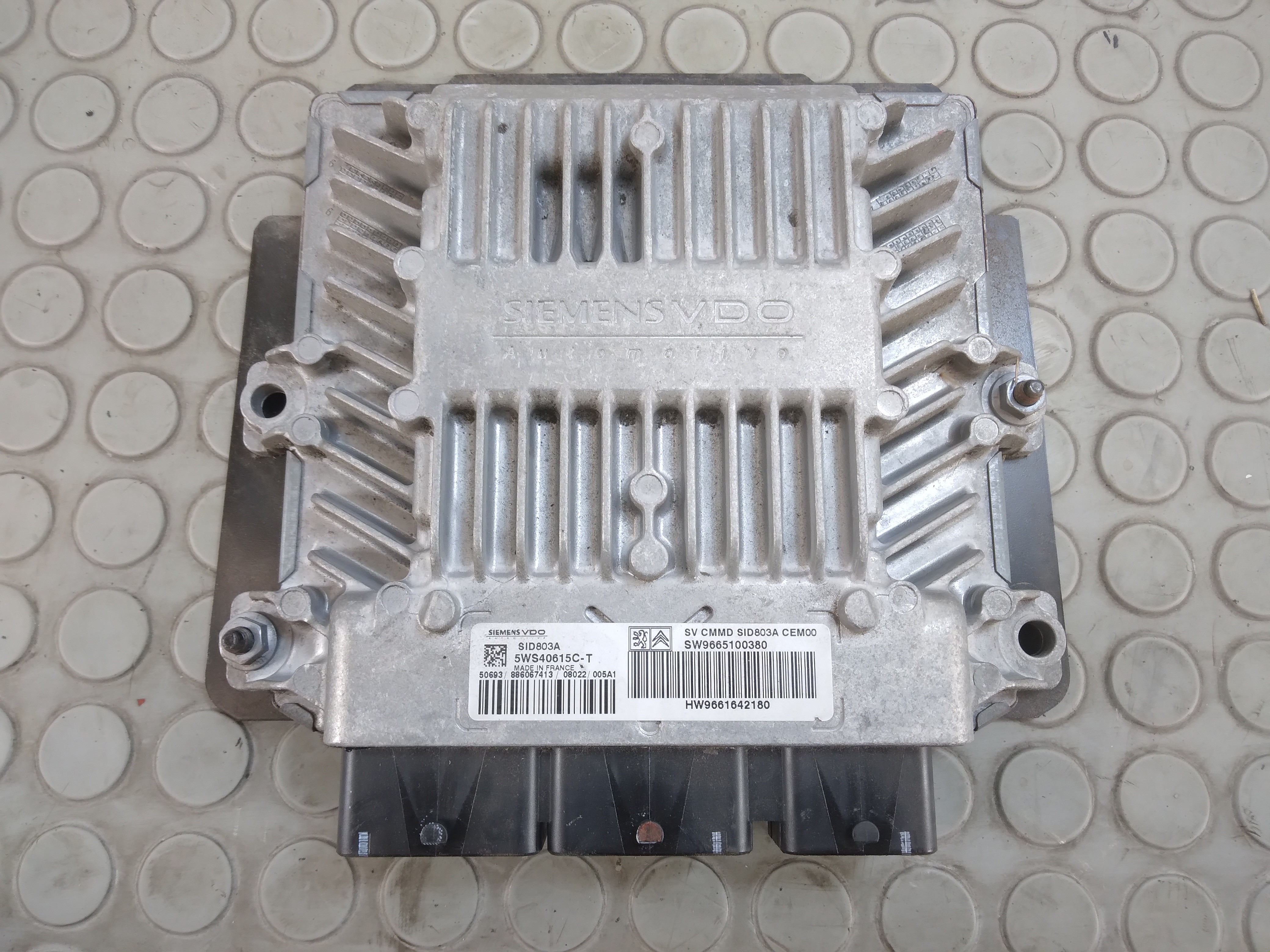 12394 Centralina motore Citroen C4 picasso dal 2006 al 2013 cod 9661642180