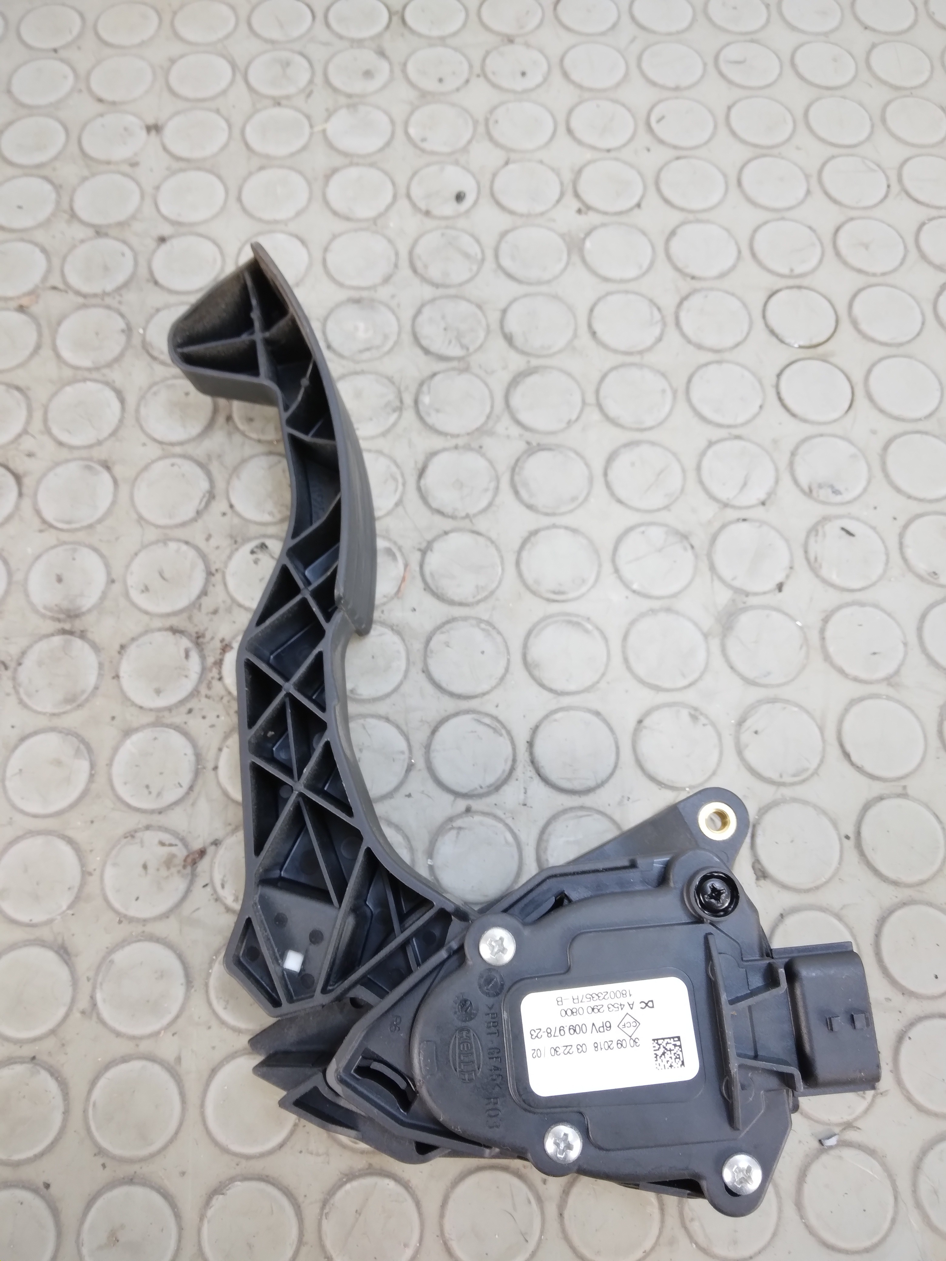 12553 Pedale acceleratore Smart Fortwo W453 dal 2015 in poi cod a4532900800