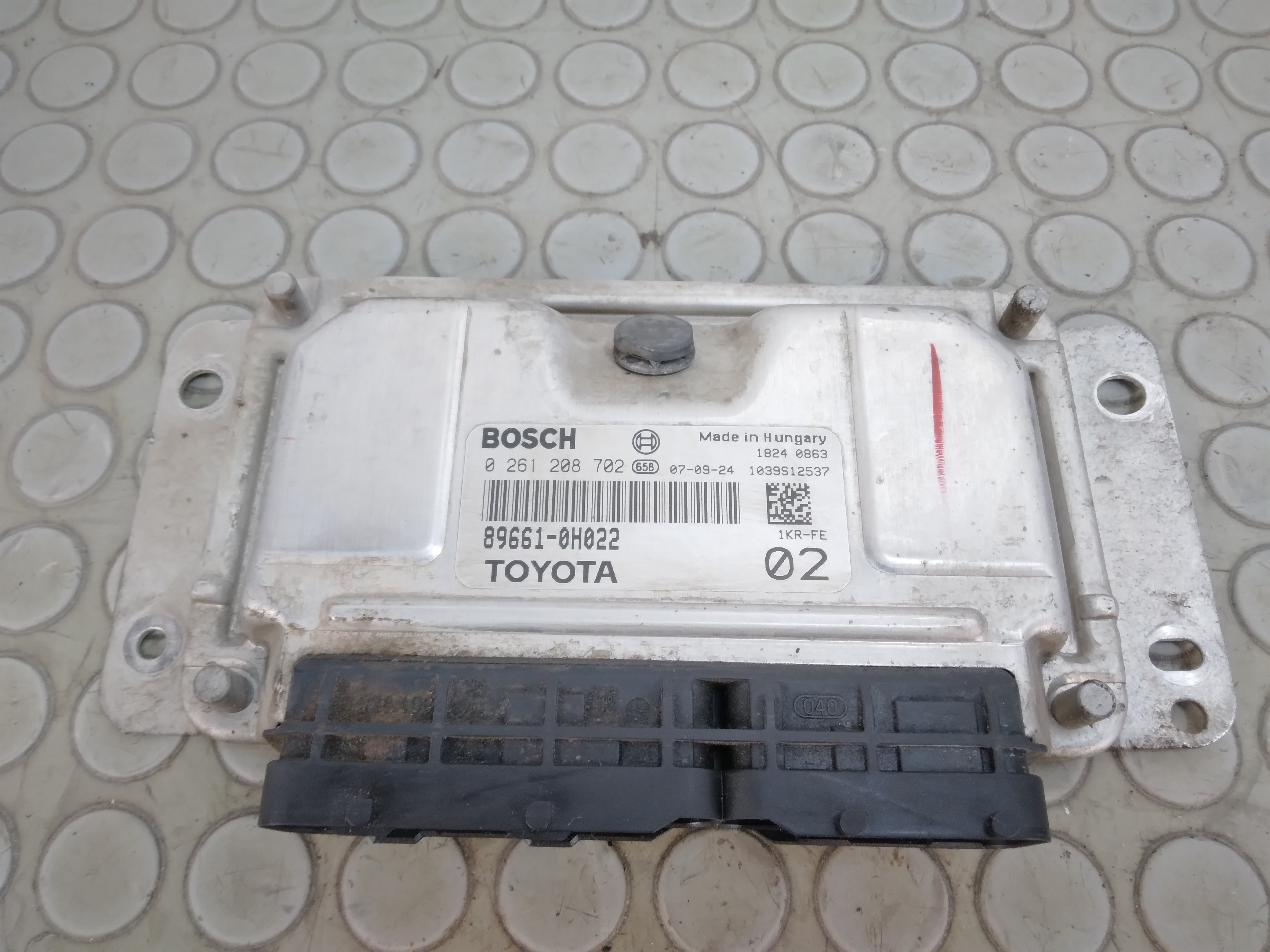 12662 Centralina motore Citroen C1 1.0 b dal 2005 al 2014 cod 89661-0h022