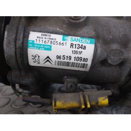 Compressore aria condizionata Peugeot 207 1.6 Hdi dal 2006 al 2015 cod 9651910980  1694440170592