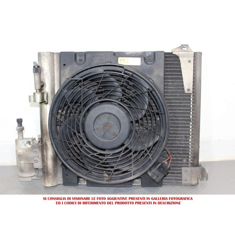RADIATORE ARIA CONDIZIONATA VENTOLA OPEL ZAFIRA A DAL 1999 AL 2005 COD 013030840  1671805174143