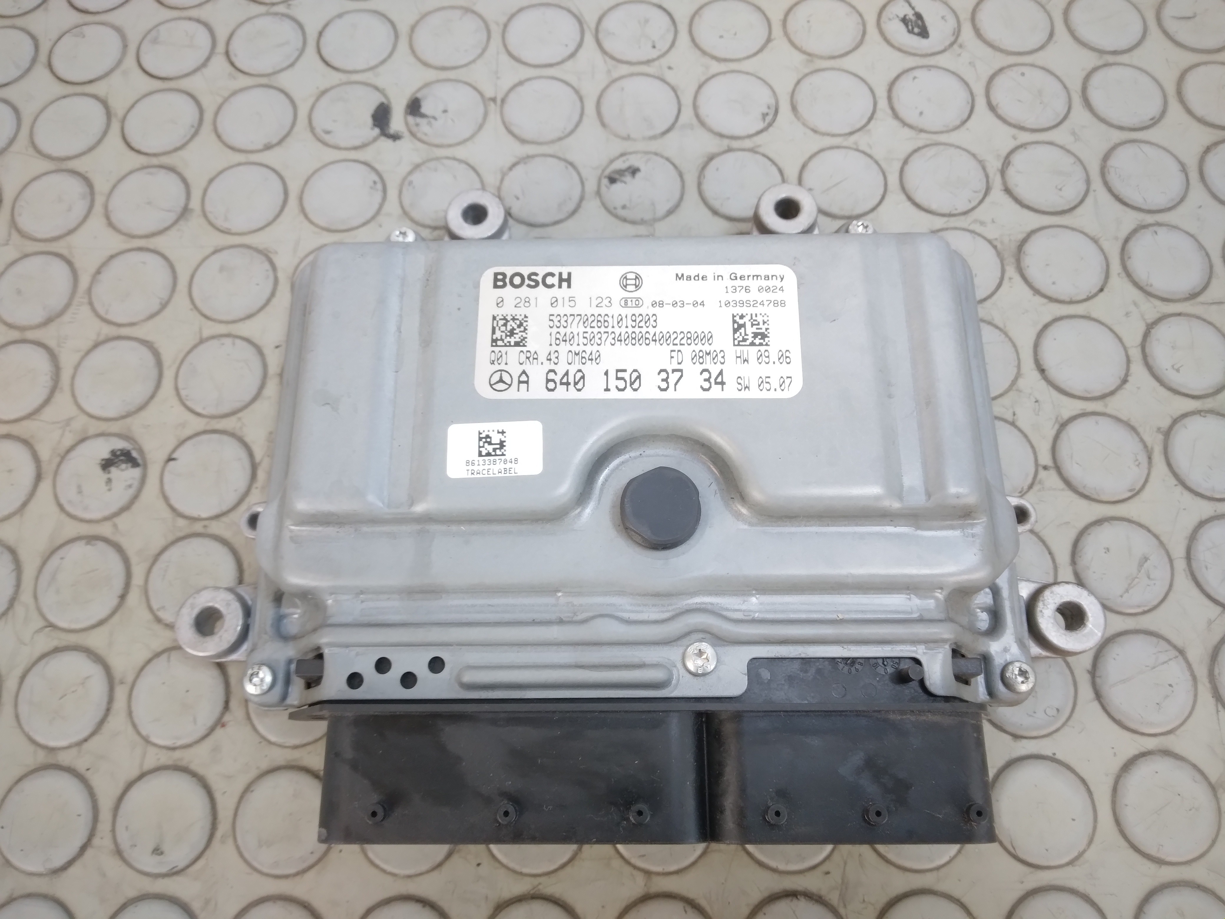 13223 Centralina motore Mercedes Classe A W169 dal 2004 al 2011 cod a6401503734