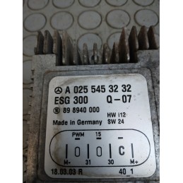 Centralina modulo elettroventola radiatore Mercedes Classe A W168 dal 1997 al 2004 cod a0255453232  1698240420833
