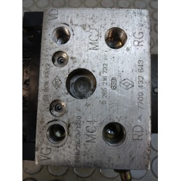 Centralina pompa abs Renault Scenic I serie dal 1999 al 2003 cod 7700432643 0265216732  1699282121610