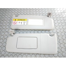 Coppia alette parasole Renault Twingo dal 2007 al 2014 II serie cod 7700849117  1700659421155