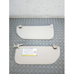 Coppia alette parasole dx sx Citroen C4 dal 2004 al 2010  1700660948054
