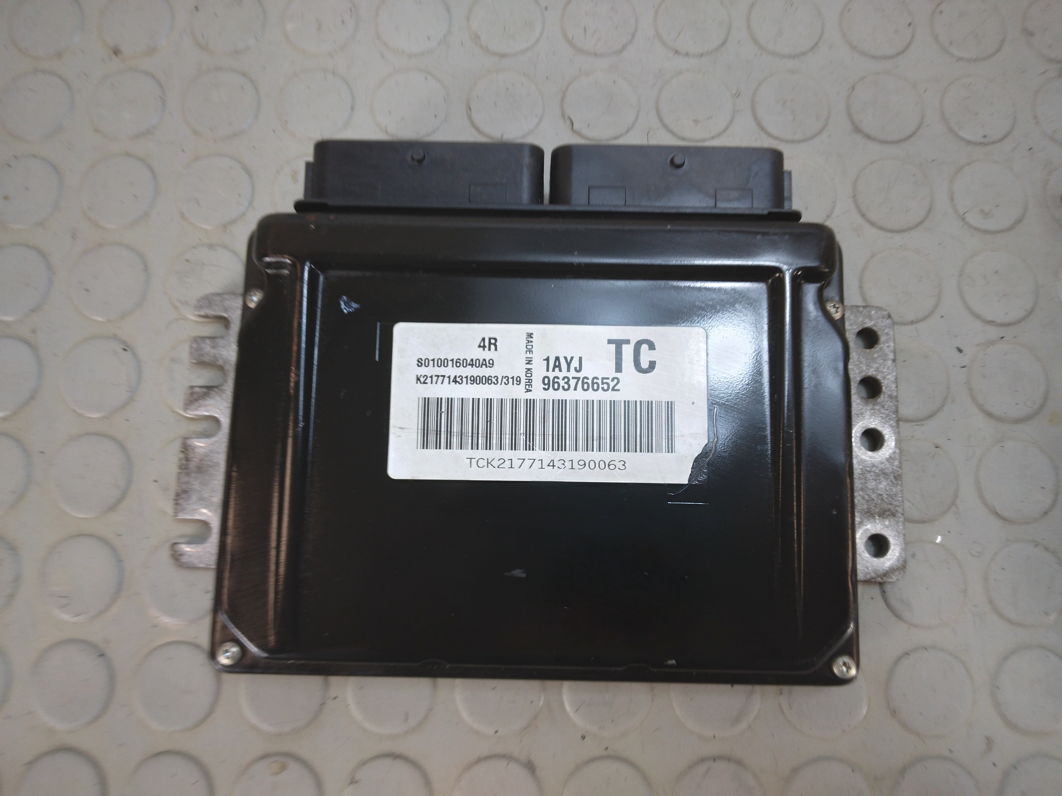 14779 Centralina motore Chevrolet Kalos 1.2 b dal 2005 al 2008 cod 96376652