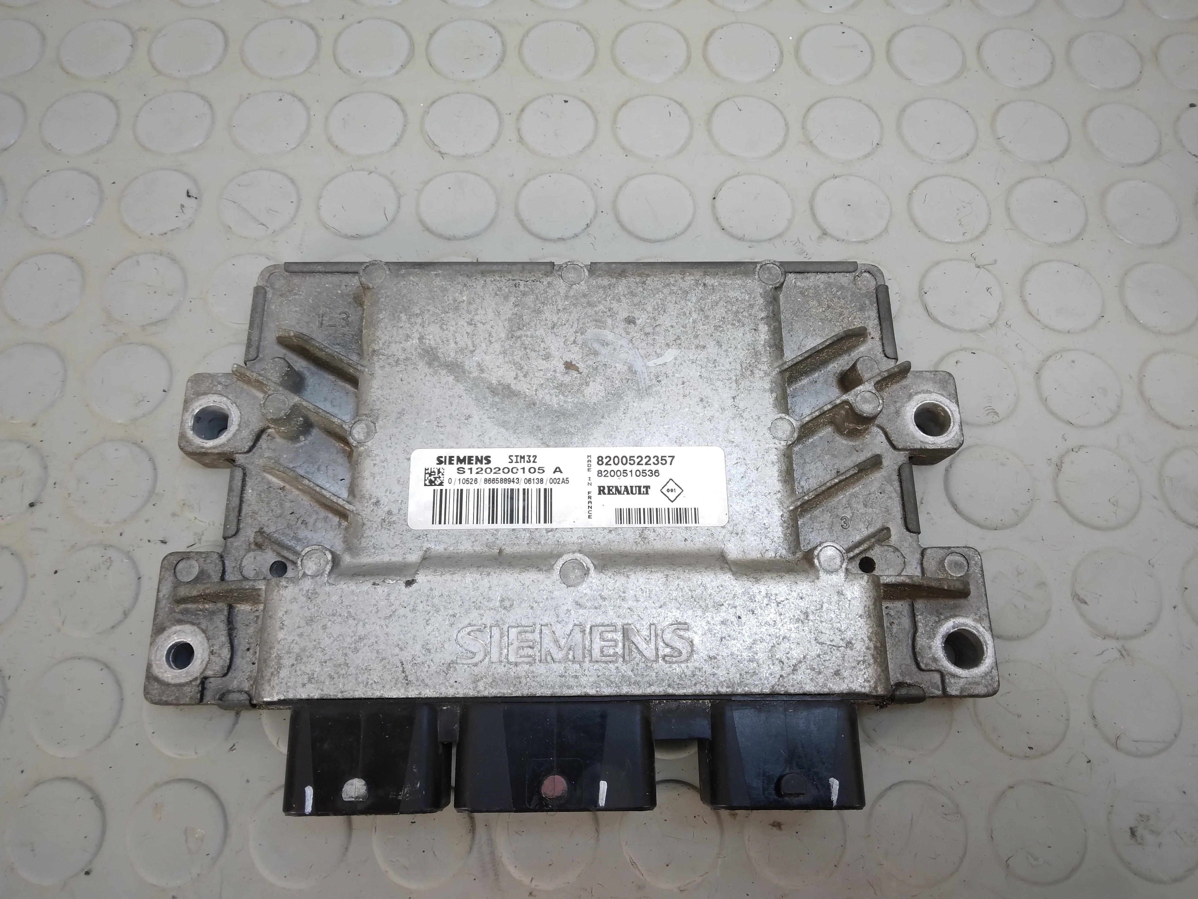 14792 Centralina motore Renault Clio III serie dal 2005 al 2013 cod 8200522357 s