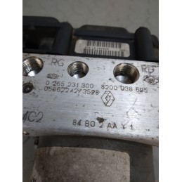 Centralina pompa abs Renault Scenic dal 2003 al 2009 II serie cod 0265231300 8200038695  1703257202669