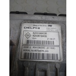 Centralina motore Renault Clio III serie 1.5 Dci dal 2005 al 2013 cod 8200399038 8200619409  1703261639888
