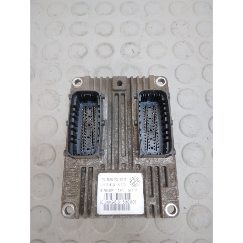 Centralina motore Lancia Ypsilon 1.2 b dal 2003 al 2011 cod 51891835 iaw5sf8.mg  1703692447793
