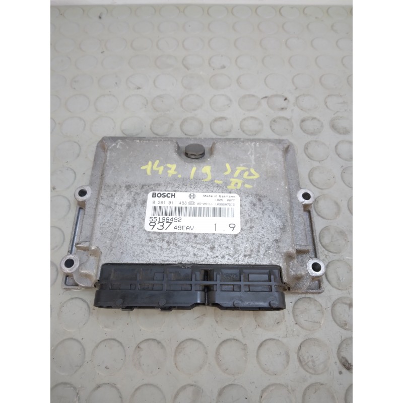 Centralina motore Alfa Romeo 147 1.9 Jtd dal 2000 al 2010 cod 55198492 0281011488  1703861888303