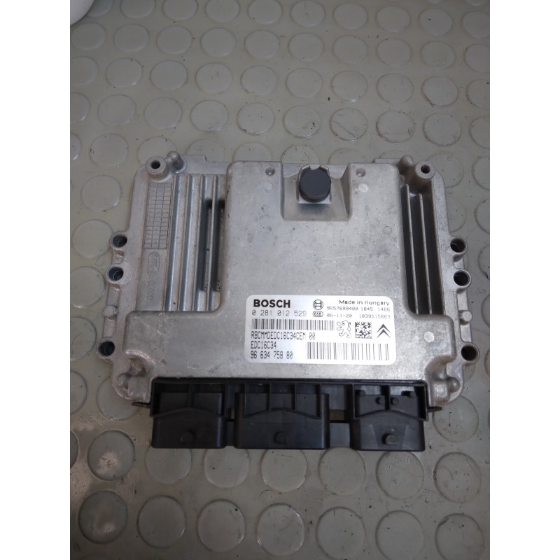 Centralina motore Citroen C3 1.4 Hdi dal 2002 al 2010 cod 0281012529 9663475880  1704815971812