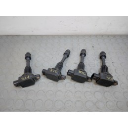 4 Bobine accensione Nissan Micra K12 1.2 b dal 2002 al 2010 II serie cod 22448ax001  1704983450355