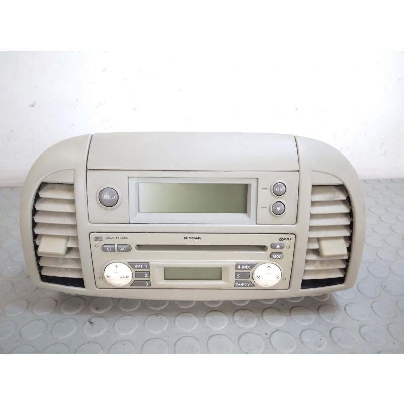 Mostrina autoradio lettore cd Nissan Micra K12 dal 2002 al 2010 cod ax6074918670  1705577114820