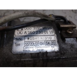 Compressore aria condizionata Smart Fortwo W450 dal 1997 al 2007 cod 0003191v010 a1602300111  1705739505503
