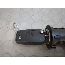 Blocchetto accensione con chiave Fiat Panda 169 dal 2003 al 2011 cod 61027500  1705745724523