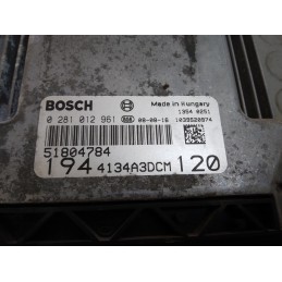 Centralina motore Fiat Croma 1.9 Jtd dal 2005 al 2010 cod 51804784 0281012961  1706285557992