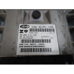 Centralina motore Peugeot 207 1.4 b dal 2007 al 2015 cod 9663380880 iaw6lpc.105  1706714564201