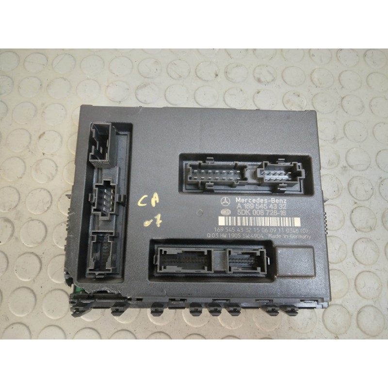 Centralina body computer Mercedes Classe A W169 dal 2004 al 2011 cod a1695454332  1706716257651