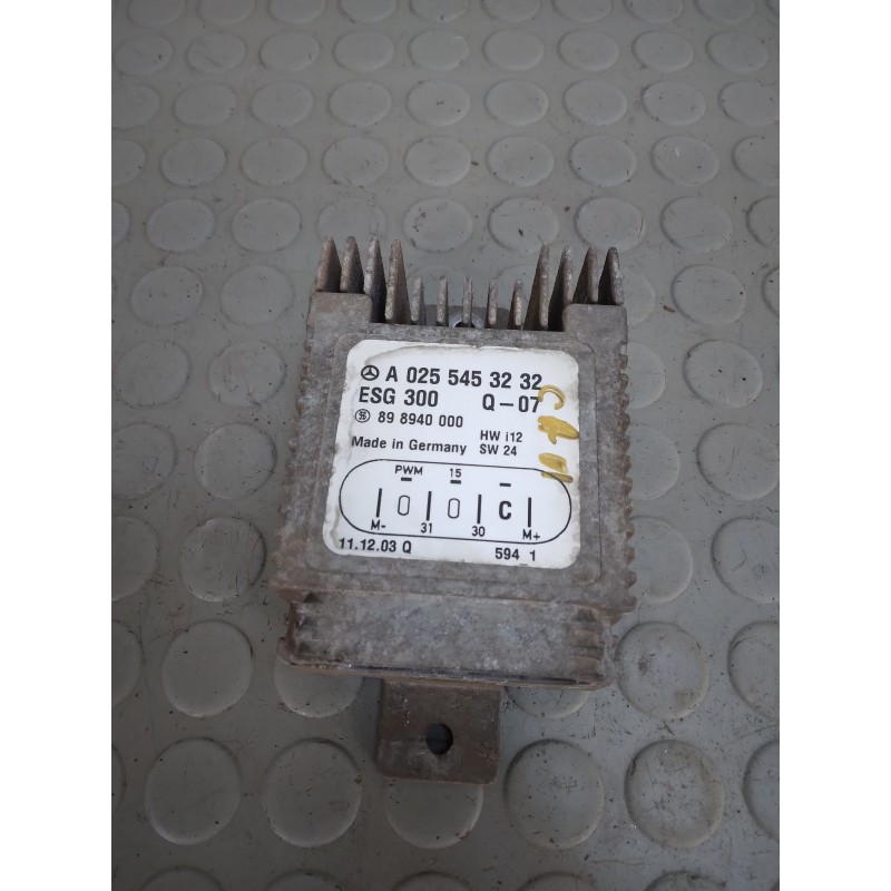 Centralina elettroventola radiatore Mercedes Classe A W168 dal 1997 al 2004 cod a0255453232  1707911312091