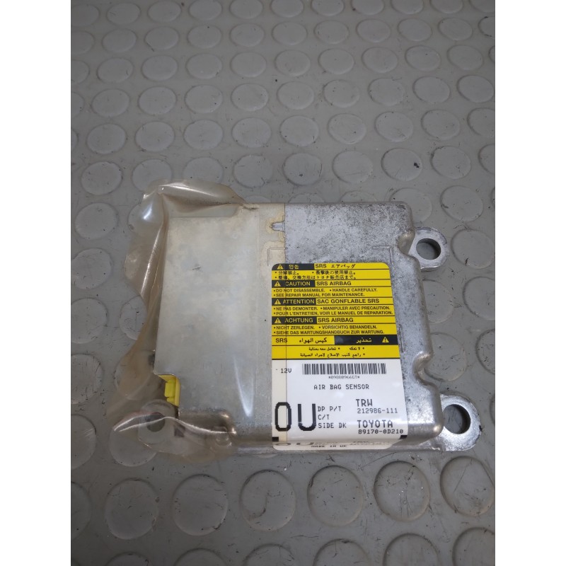 Centralina airbag Toyota Yaris II serie dal 2004 al 2011 cod 89170-0d210  1707996672028