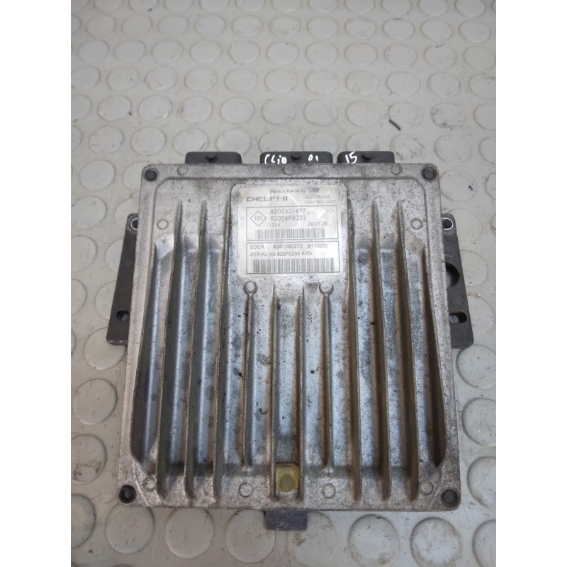 Centralina motore Renault Clio II serie 1.5 Dci dal 2002 al 2008 cod 8200331477 8200469333  1708096986916