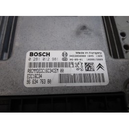 Centralina motore Citroen C4 Picasso 1.6 Hdi dal 2006 al 2013 cod 9663476380 0281012981  1709048859715