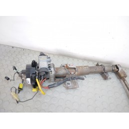 Piantone sterzo con contatto spiralato con blocchetto e chiave Daewoo Matiz dal 1998 al 2005  1709560908823
