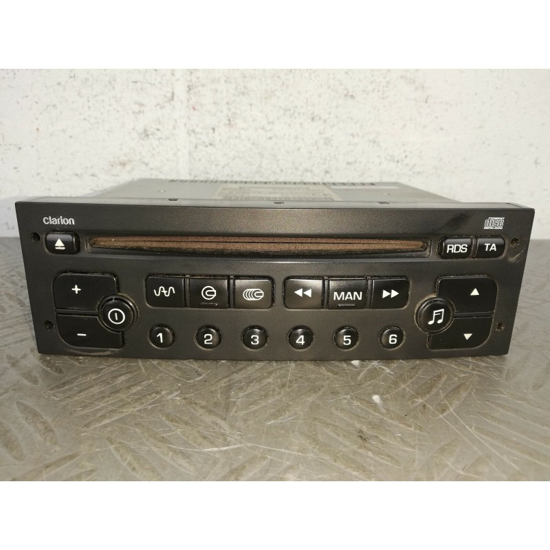 STEREO AUTORADIO CD CLARION PEUGEOT 307 BERLINA 5 PORTE DAL 2001 AL 2009  2400000039549