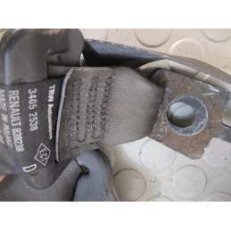 Cintura di sicurezza post dx Renault Clio III serie 5 porte dal 2005 al 2009 cod 34052805a  1711708228083