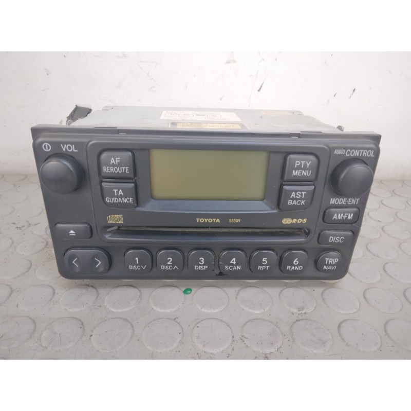 Stereo autoradio lettore cd Toyota Previa dal 2003 al 2006 cod 86120-28470  1712933023559