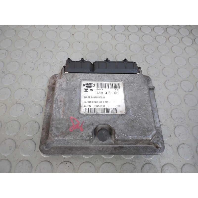 Centralina motore Fiat Multipla 1.6 b metano dal 2005 al 2010 cod 55195166 iaw4ef.g3  1713537805848